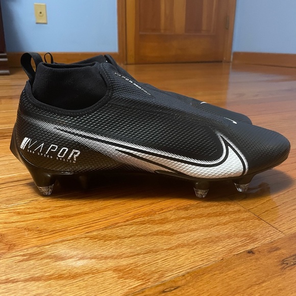 Size 14 -Nike Vapor Edge Pro 360 Black Detach Football Cleats CZ5574-001. - Picture 5 of 12